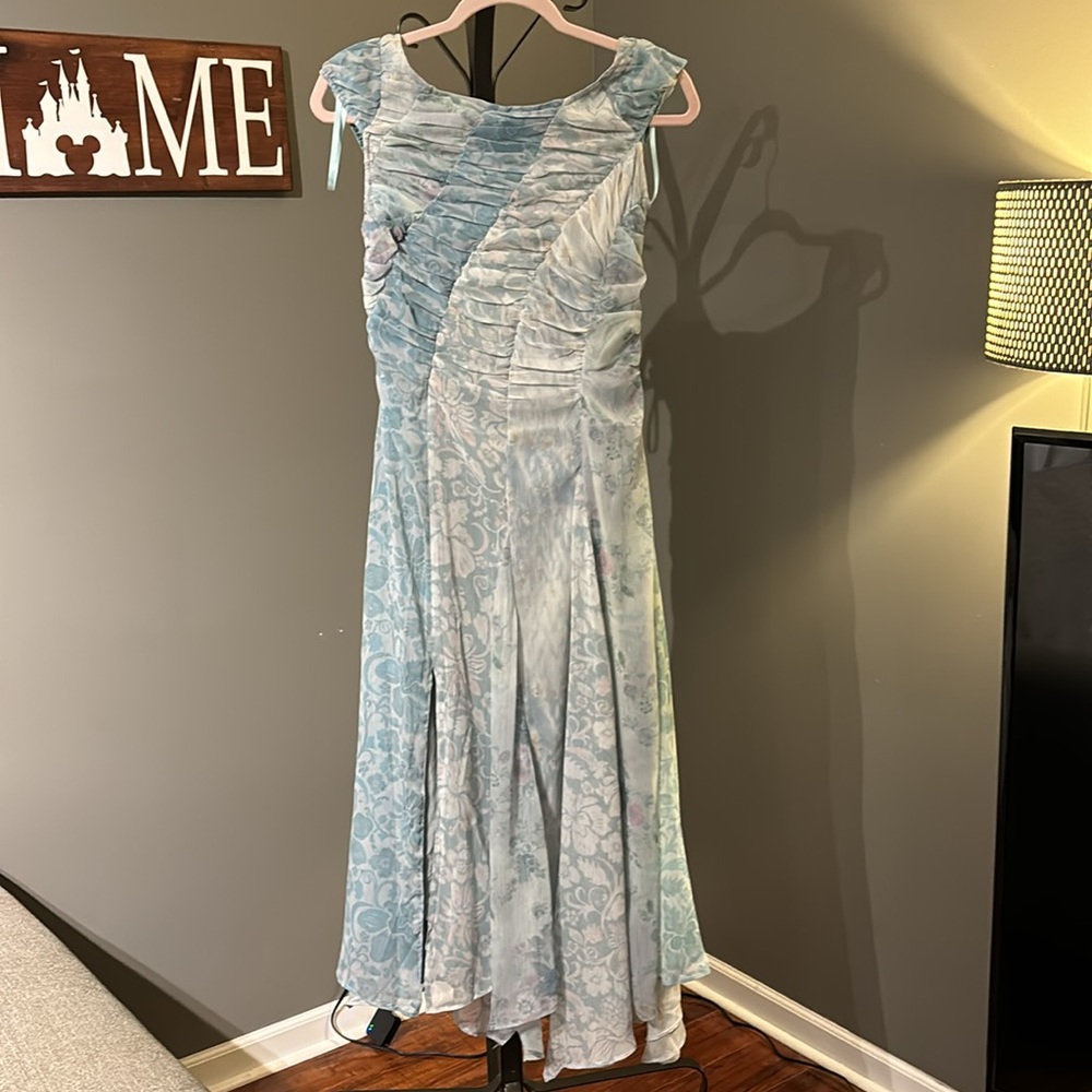 NWOT Free People Gorgeous mixed media ocean combo  heart to heart midi dress. 4 - Picture 4 of 16